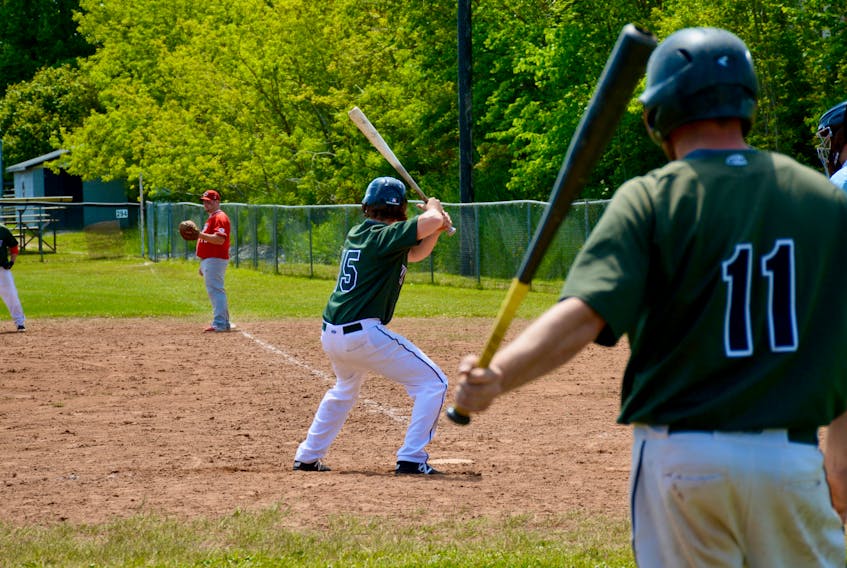 It was a hot and hazy day as the Windsor Knights and Hantsport Shamrocks battled it out in a double-header in Windsor on June 17.
