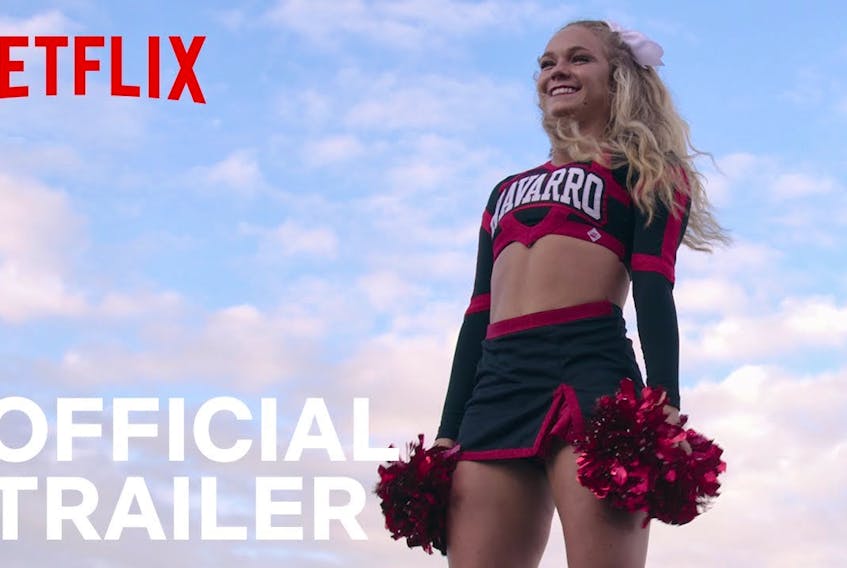 “Cheer” gives a behind-the-scenes look at the Navarro College cheer team, one of the most competitive and nationally ranked squads in the U.S. — Screen grab

