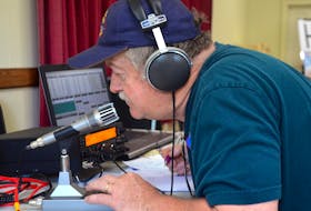 Phil Hunter, president of the Greenwood Amateur Radio Club, said the annual field day prepares amateur radio operators to be ready in case of an emergency. This year the field day was held June 22 and 23. – Lawrence Powell