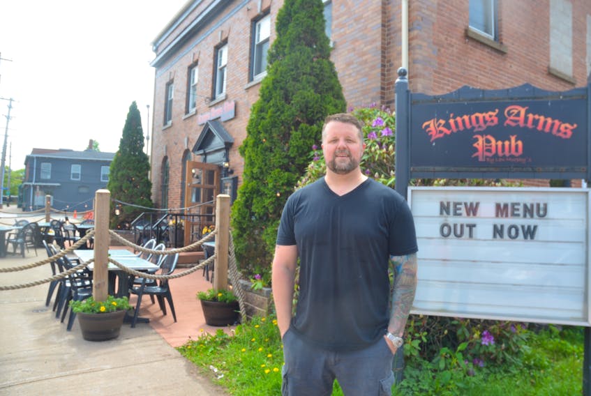 Kings Arms Pub owner Joey Murphy has offered a parcel of land to the immediate west of his establishment to the Town of Kentville for use as a public garden.
