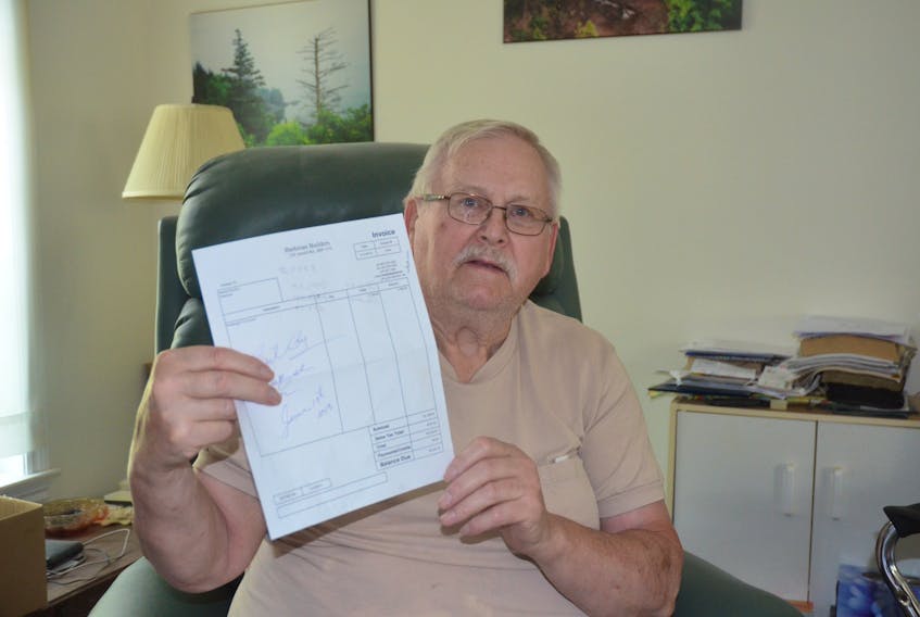 79-year-old Harold Brydon of Somerset is upset that he couldn’t get any financial assistance from Housing Nova Scotia to fix his deteriorating roof.