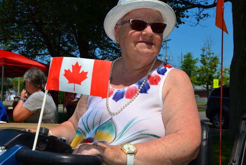 Canada Day celebrations in Annapolis County take place from Bear River to Melvern Square and most points in between – including Middleton where last year’s celebration drew a big crowd including this patriotic person. Check the story for listings of most events.