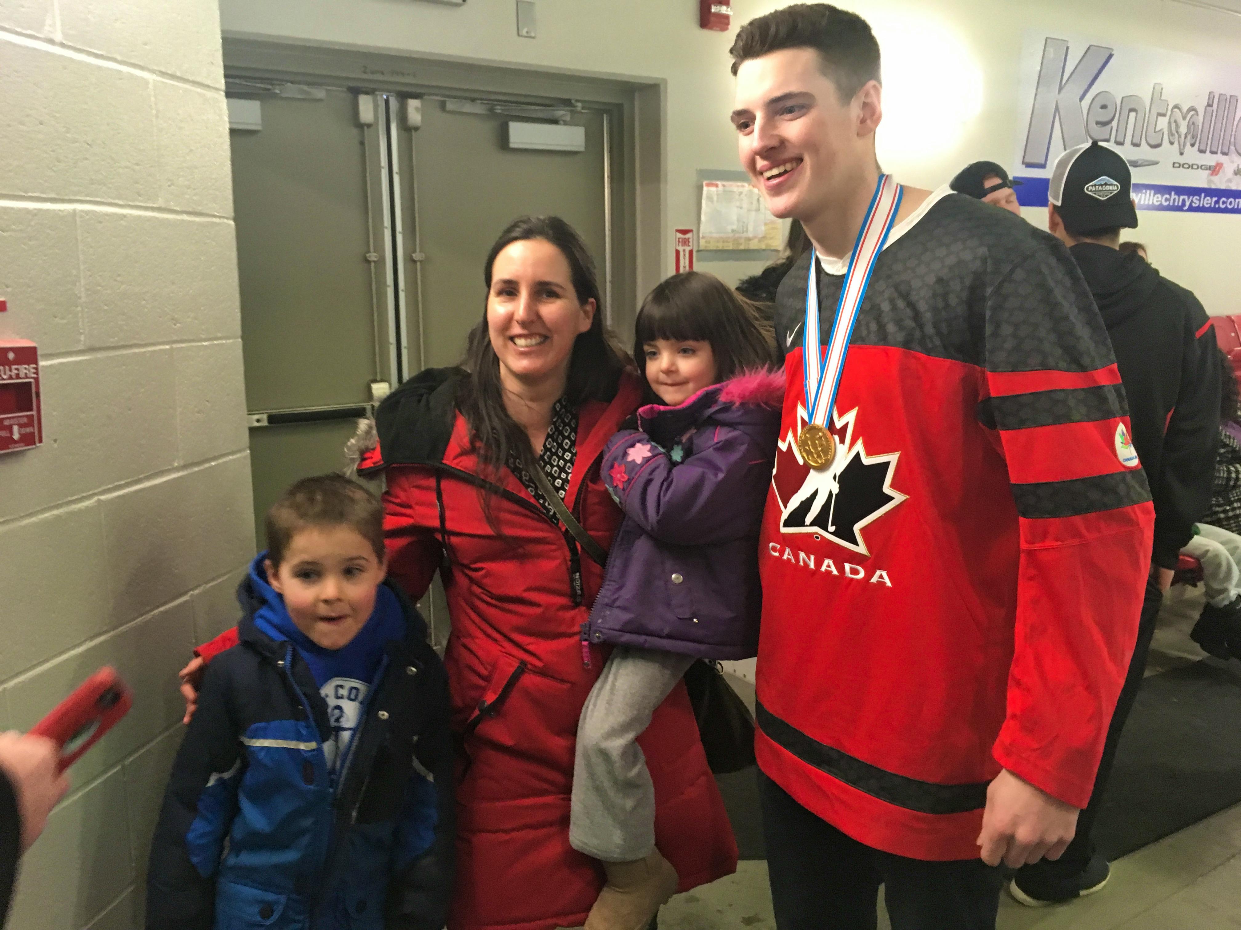 Batherson and NHLers from the Annapolis Valley