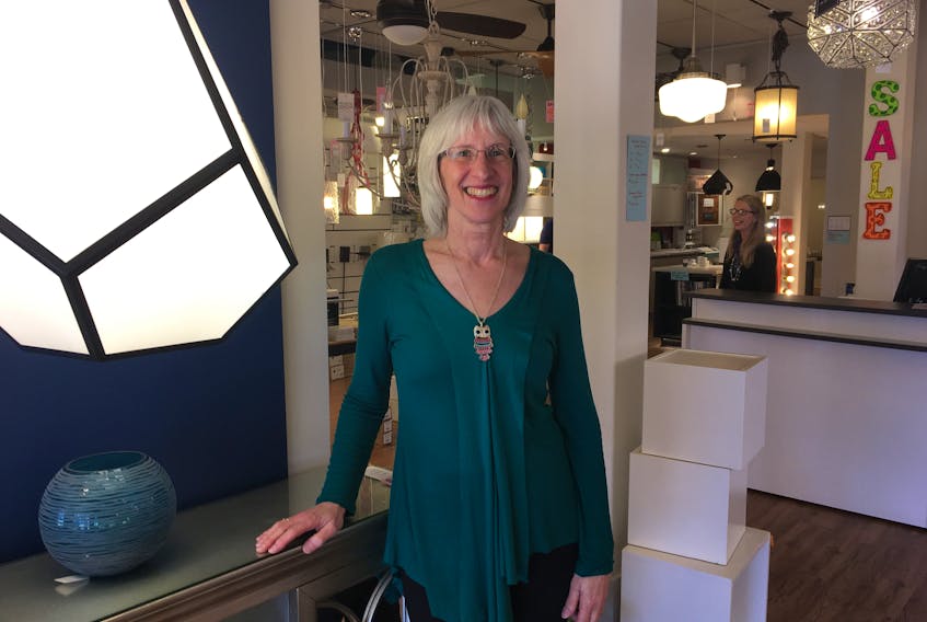 Chris MacQuarrie, owner of Atlantic Lighting Studio, has mixed emotions about the impending closure of her business on Main Street in Wolfville. She’ll be sad to bid farewell to the business she’s ran for 16 years, but happy to have more time for her family.
