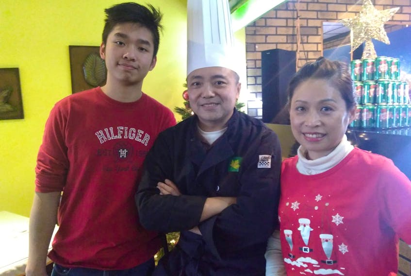 Chris Wong and his wife, Candy Ip, and son, Pui Kei Wong, originally from Hong Kong, have opened the Yellow Leaf Chinese Restaurant on Main Street in Kingston, serving traditional and authentic Chinese food. The business is a family affair, with all members pitching in.
