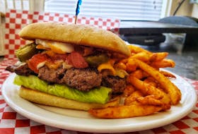Chef Michelle Milbury’s Nacho Burger at Myrtle and Rosie’s Café in Bear River was the big winner after Campaign for Kids Burger Wars wrapped up the last Day of April. She won the People’s Choice Award. Jonny’s Cookhouse and Ice Cream Shop in Berwick sold the most burgers at a whopping 3,100.