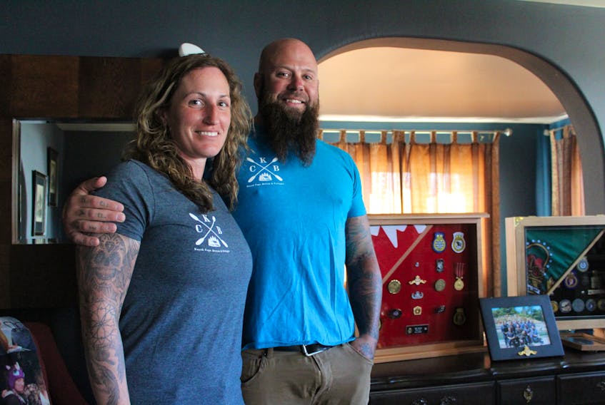 Katie LeBlanc and Matt Kyte of New Waterford are purchasing Kayak Cape Breton and Cottages in West Bay, Richmond Co. The couple plan to expand the number of cottages and build a yurt and a geodome on the property