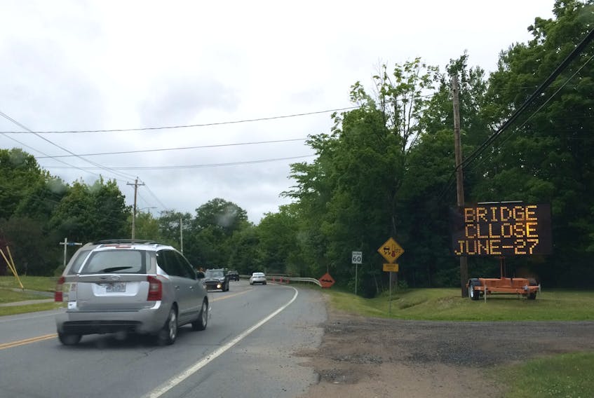 This bridge along Bridge Street in Kingston will be closed for repairs from 9 p.m. June 27 to 6 a.m. June 28.
