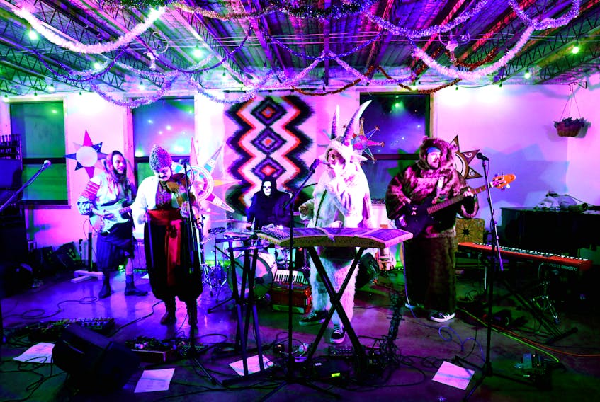 The Kubasonics rang in Malanka, the Ukranian New Year, at the Bannerman Brewery’s event space on February 22. Photo by Alick Tsui.