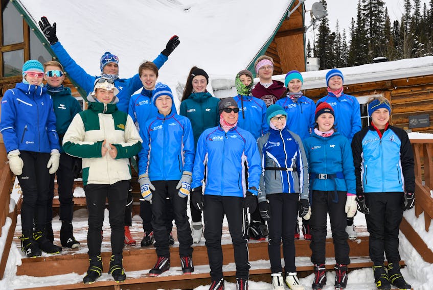 Provincial skiers participating at the Labrador Snow Camp.