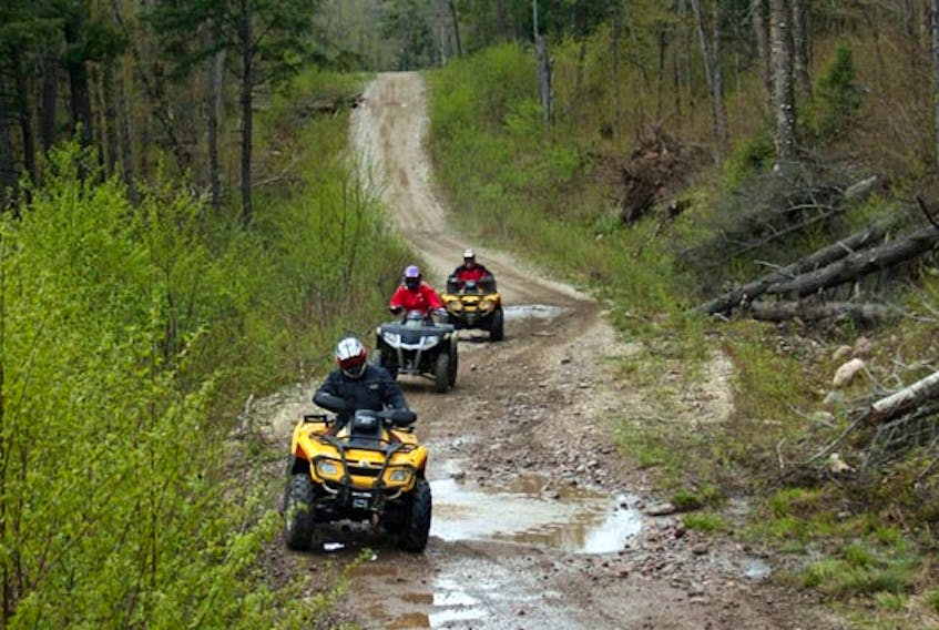 An ATV club has been started up by the Grand River Snowmobile Club to use the trails in the offseason.