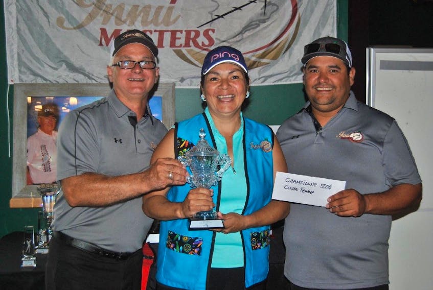 Kanani Davis following her recent victory in the Open Female Division at the Innu Masters Tournament in Sept-Iles, Q.C.