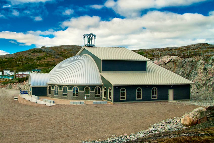 The Nunatsiavut Government Assembly building in Hopedale.