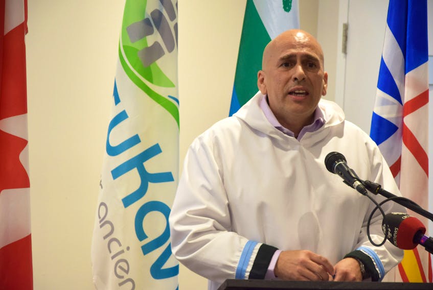 Nunatukavut Community Council (NCC)  president Todd Russell was emotional during the announcement.
