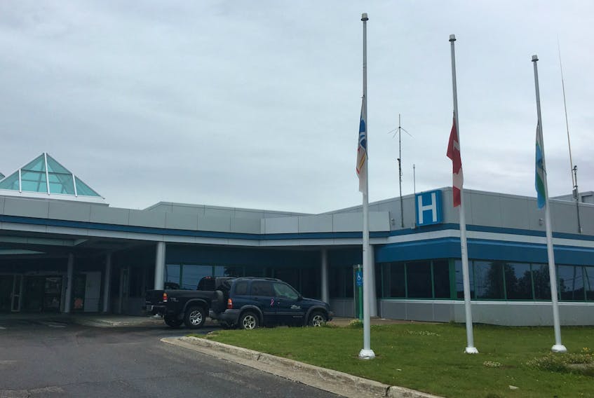 Flags at the hospital in Happy Valley-Goose Bay were at half-mast on Tuesday, Aug. 14 in memory of Sheila Paddon.