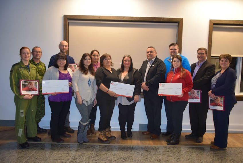 The United Way Newfoundland and Labrador held an event in Happy Valley-Goose Bay on Nov. 14 to present funding to local charities and to recognize local businesses who donate.