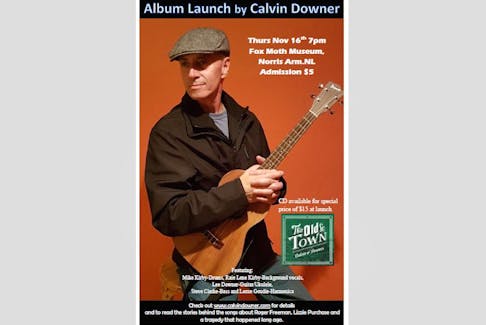 Calvin Downer is releasing his new album at the Fox Moth Museum in Norris Arm on Thursday evening.