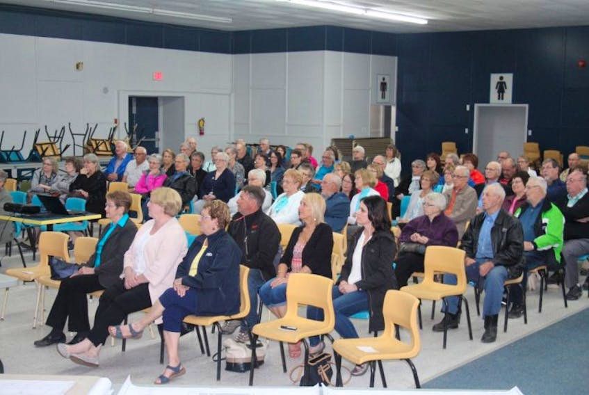 Roughly 100 residents came out for the information and question session for the new private clinic at the Lewisporte Lions Club on Monday, June 12. The clinic is expected to open its doors to patients in September.