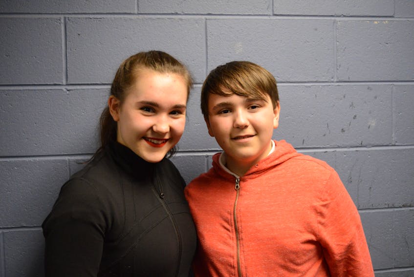 Paige Sargent, 14, and her brother Tegan, 12, both performed in various categories at the Gander and Area Kiwanis Music Festival. It was Tegan’s first time participating. He was influenced to get into performing music through his sister.