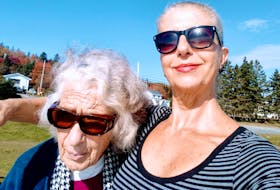 Brigitta van der Putten and her mom Minke in a photo taken about two years ago.