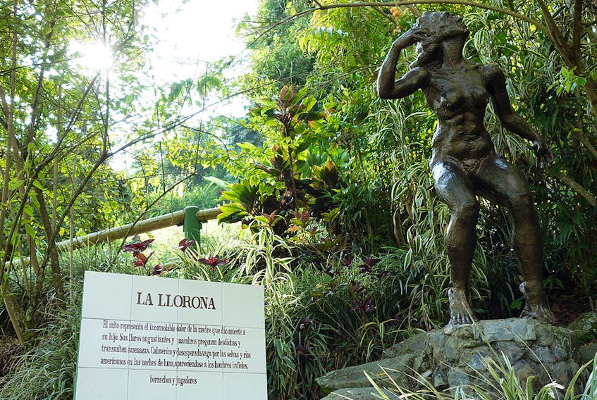 A statue depicting La Llorona in Montenegro, Quindio, Colombia. - Uli von Oben