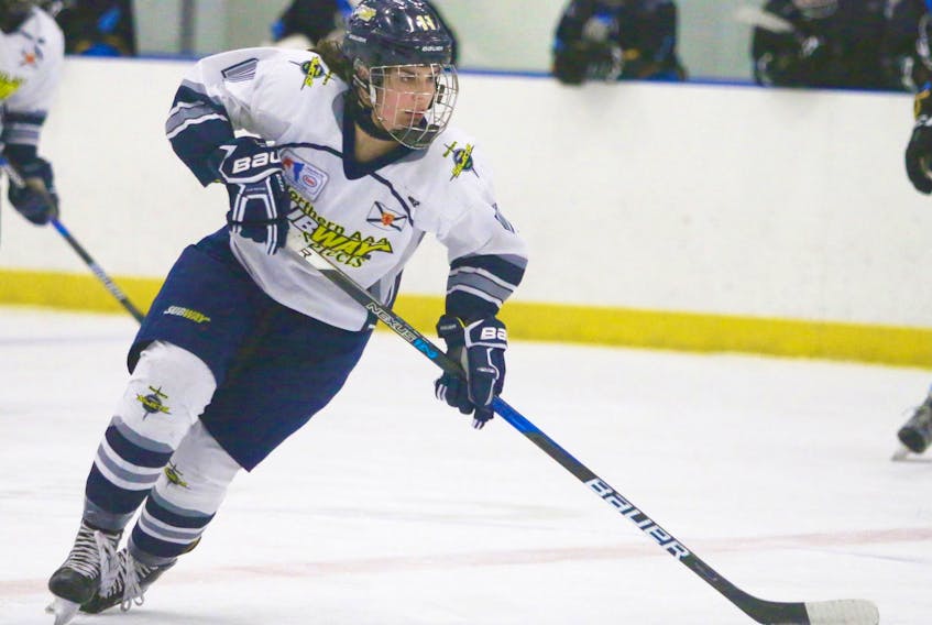Landyn Pitts is playing for the Northern Subway Selects Midget ‘AAA’ this season.