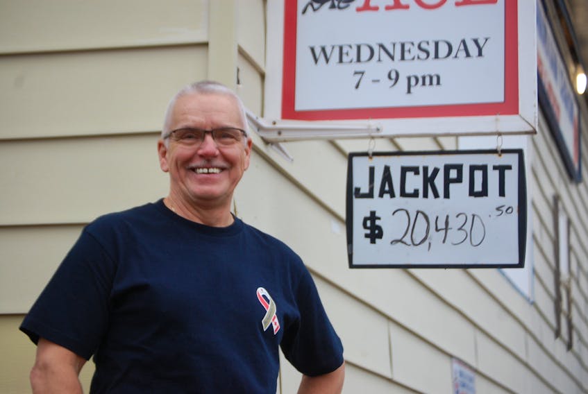 Law Power, president of the Legion in Botwood, is expecting hundreds of people in Botwood this evening for the Chase the Ace with a  jackpot of over over $22,000.