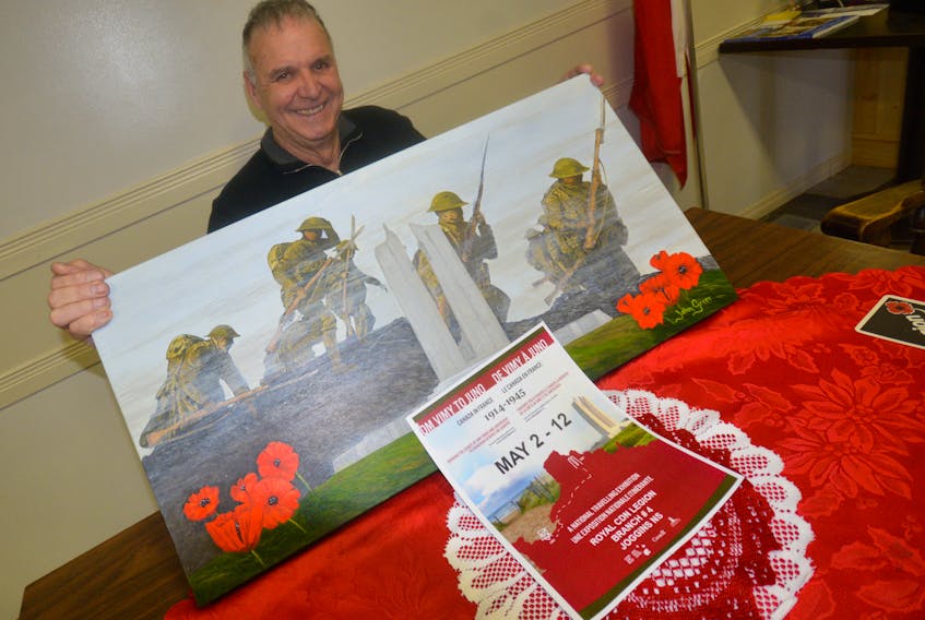 Legion Branch # 4’s president Dara Legere has been all smiles since learning the community known for its UNESCO protected fossil cliffs and interpretive centre will host a one-of-a-kind exhibit from the Juno Beach Centre in France this coming May 2 to the 12th at the legion
