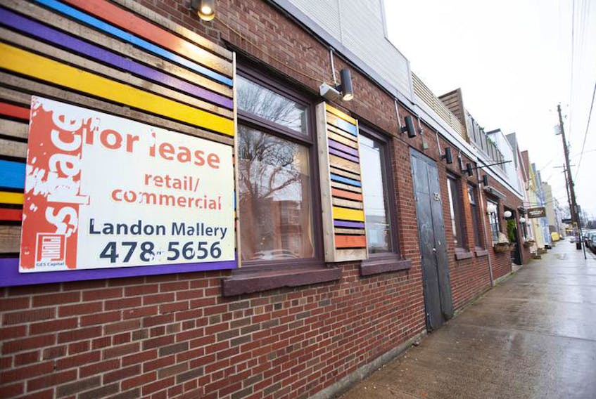 The location of the former Lion & Bright on Agricola Street, which closed on the weekend, already had a for lease sign on the building Tuesday.