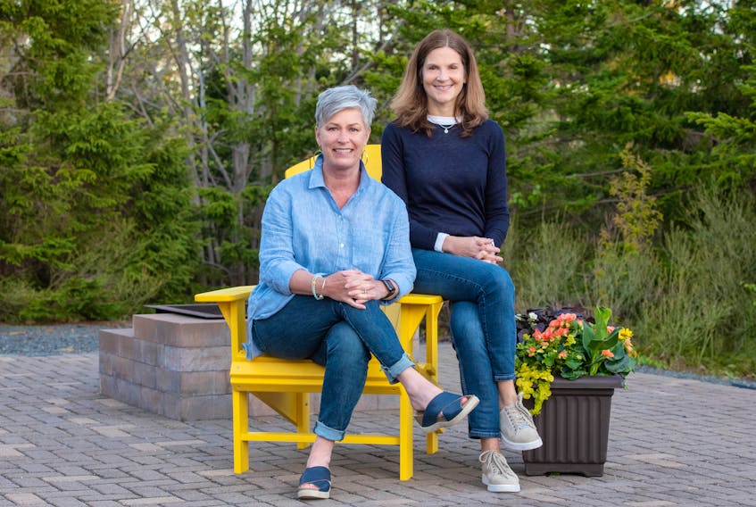 Debbie Morgan (left) and Elaine Shortt are the owners of Thornbloom: The Inspired Home on South Park Street, which is celebrating 30 years and re-opening to the public on June 1. - Photo Courtesy Michelle Doucette Photography