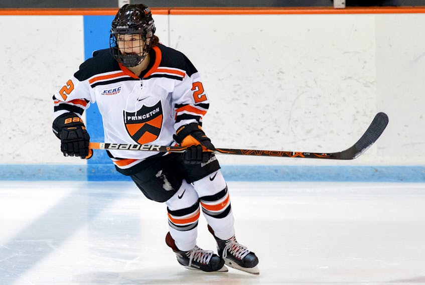 Maggie Connors of St. John's is the third-highest scorer among all rookie players in NCAA Division 1 women's hockey, after registering 24 points in 20 games for the Princeton Tigers. — Princeton Athletics