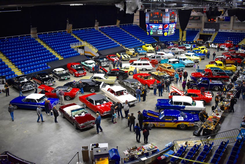 Seventy antique and custom vehicles were on display at the annual Wheels and Deals Car Show, hosted by the Cape Breton Classic Cruisers auto club, at Centre 200 in Sydney. The show was held on Friday and Saturday and drew car lovers from across the island.