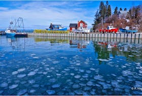 Phil Vogler took this picturesque photo of a high tide in Habourville, N.S. He titled it, "Ice in the tide." Thank you for the photo, Phil.