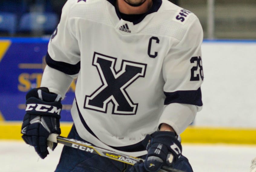 St. Francis Xavier captain Mark Tremaine leads the X-Men into the final weekend of the Atlantic university hockey regular season.   ST. F.X. ATHLETICS