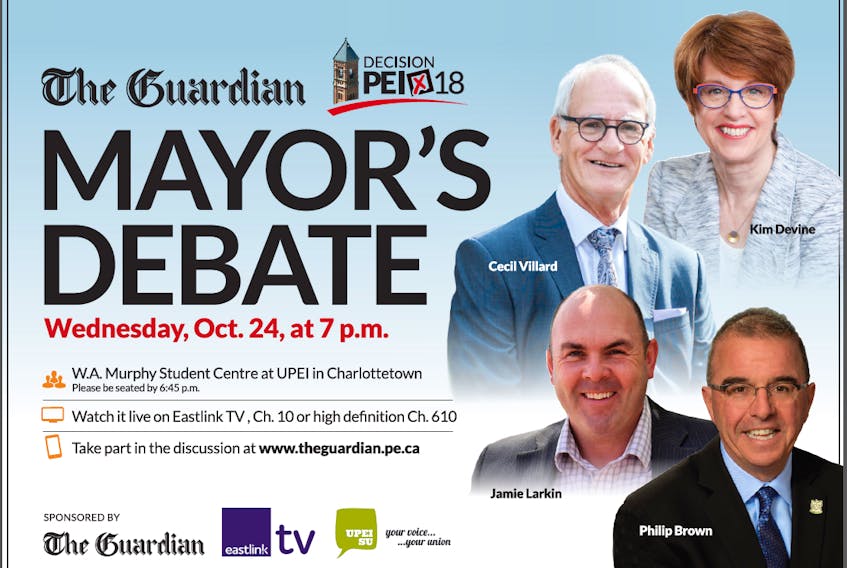 The Guardian's Wayne Thibodeau will moderate the mayors debate Wednesday, Oct. 24.