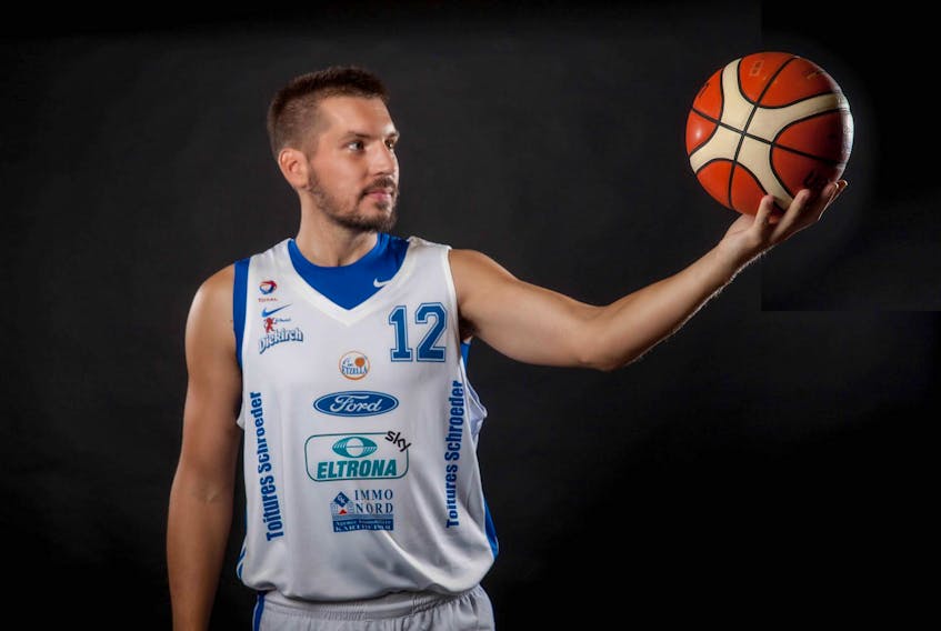 Billy McNutt of Oxford is in the Total League semifinals with his teammates with Etzella Ettelbruck. It’s his seventh season playing professional basketball in Luxembourg.