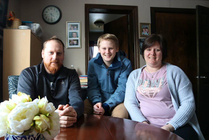 Jason, left, Chandler, and Jamie Marshall are still physically and mentally recovering from a motorcycle crash in July 2018.