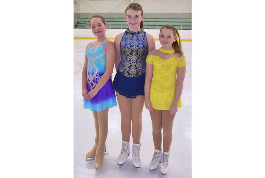 These participants with the East Pictou Silver Blades figure skating program will take part in the annual Rob McCall Memorial figure skating competition this weekend in Dartmouth.