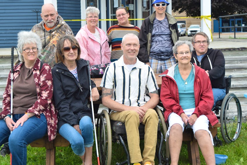 Friends, family and colleagues of the late Ralph Ferguson gathered at the Pictou marina in June 29, to dedicate a picnic table in honour of Ferguson.