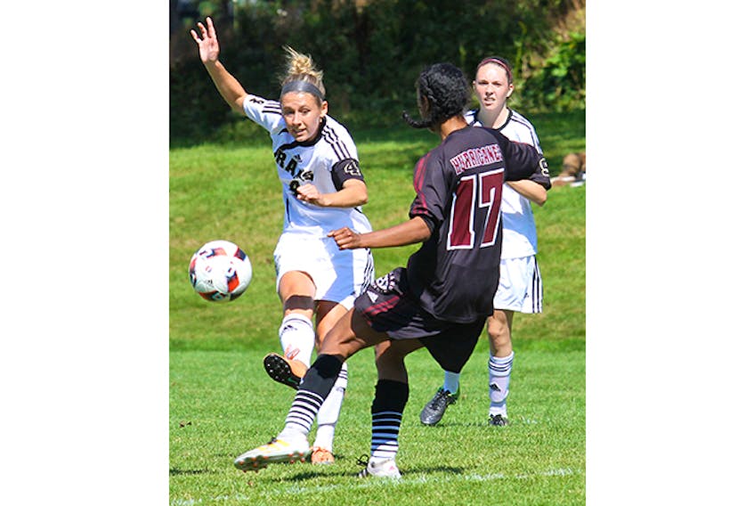 Stellarton’s Katie Walsh will be looked upon to provide leadership for the Dal AC Rams this week at the CCAA soccer championship in Halifax. Walsh, a centre mid-fielder, was an ACAA first-team all-star this season.