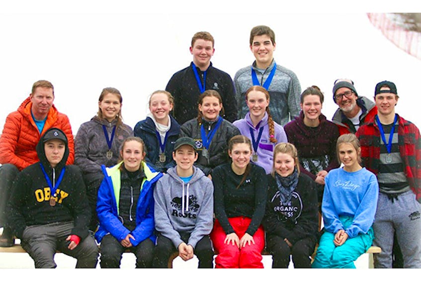 The ski team at NNEC did well at recent provincials, with the Intermediate girls placing second and Intermediate boys getting a third-place result.