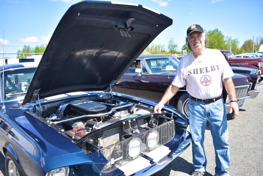 Dave Hepditch with his 1967 Shelby GTO 500.