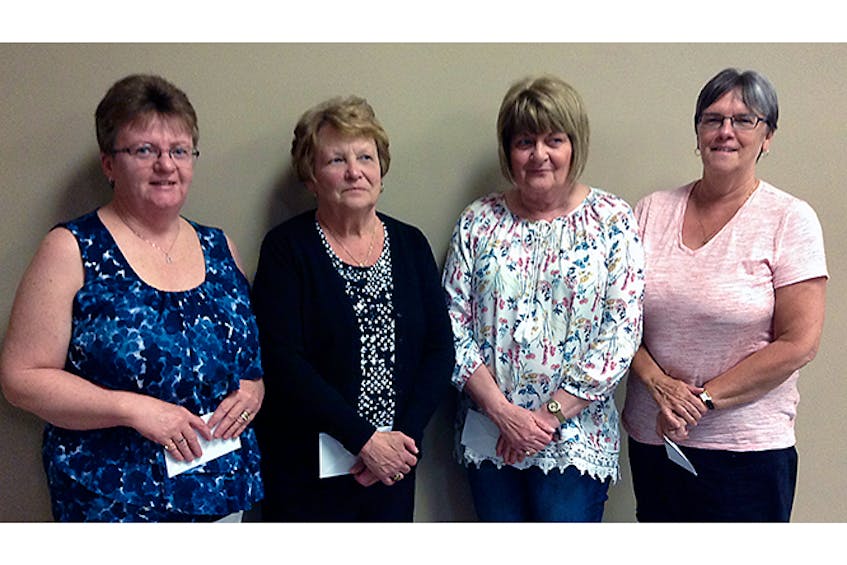 The Ladies Tuesday morning bowling league held their closing banquet recently at the Linacy Fire Hall with the following winning teams.