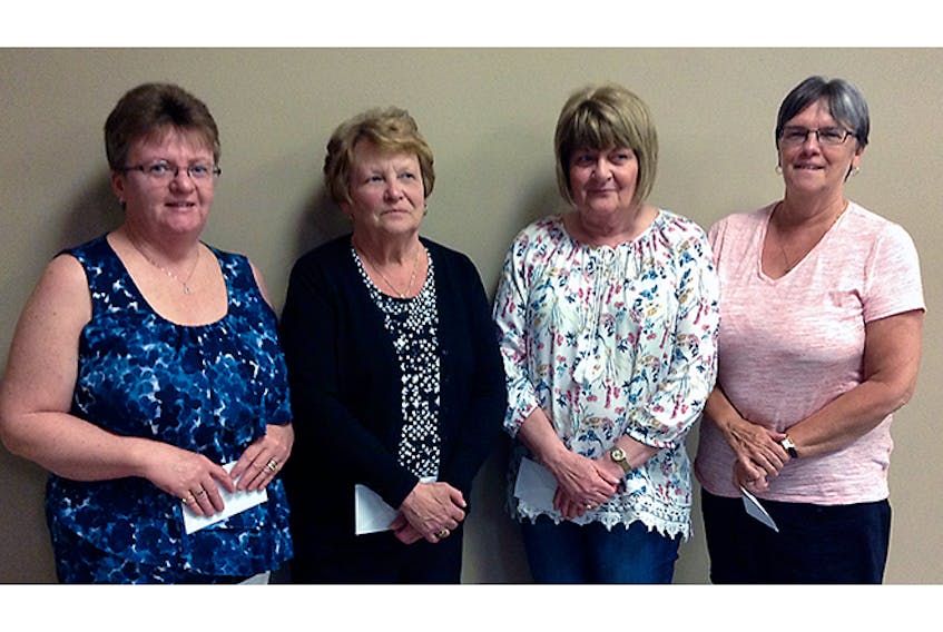 The Ladies Tuesday morning bowling league held their closing banquet recently at the Linacy Fire Hall with the following winning teams.