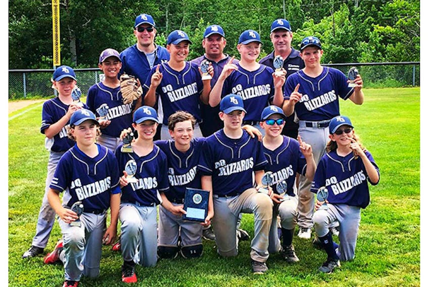 The DQ Blizzards PeeWee "AA" Baseball team captured the fifth annual Paul "Tubby" Melanson baseball tournament this past weekend in Moncton.