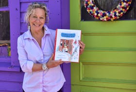 River John author Sheree Fitch with her newest book, EveryBody’s Different on EveryBody Street.