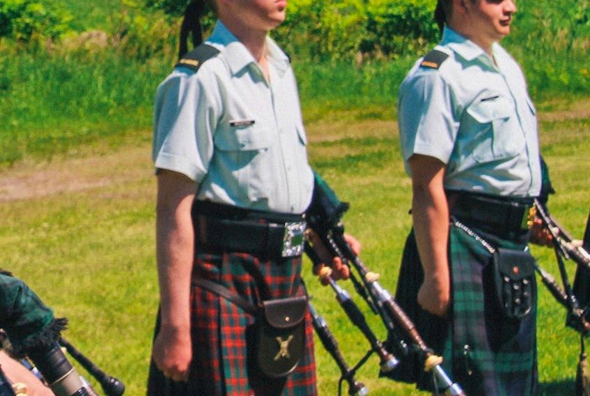Scott MacIntosh is training to be part of the Ceremonial Guard in Ottawa in the pipes and drums division.