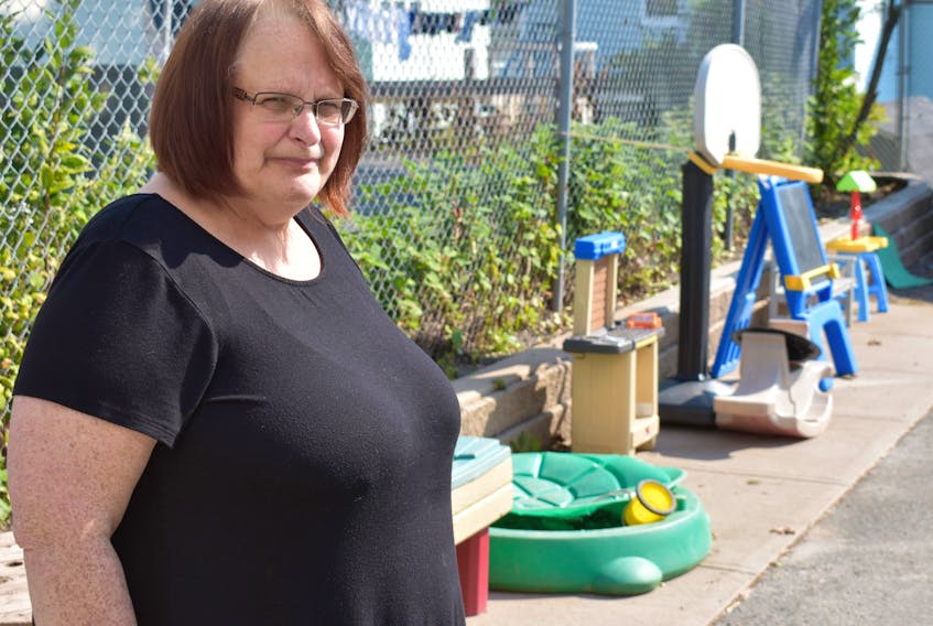Thelma Edwards is concerned about the impact that a commercial tax rate and the introduction of the provincial pre-primary program is having on the bottom line for the Family Home Child Care Society.