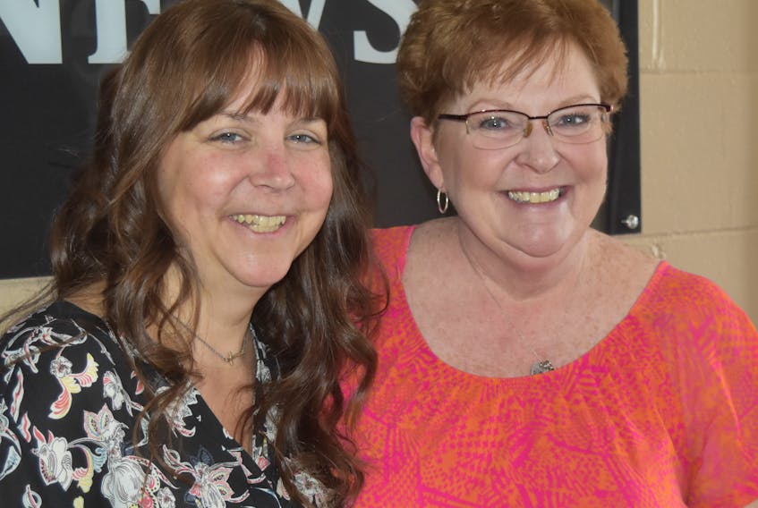 Lynn Arsenault and Andrea Fuller are administrators for Pictou County Helpers, which was created to meet needs in the community.