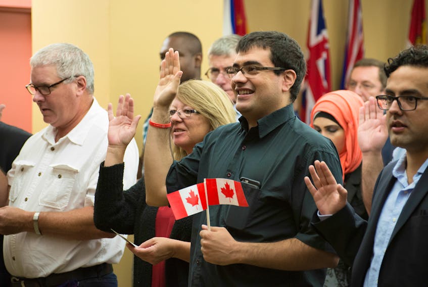 Fram Dinshaw became a Canadian citizen on Thursday.